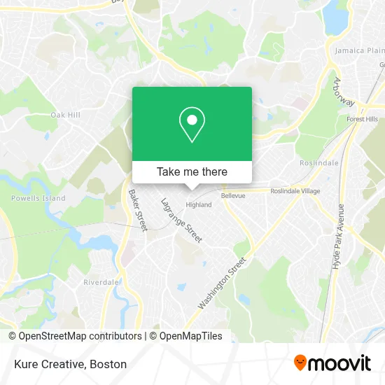 Kure Creative map