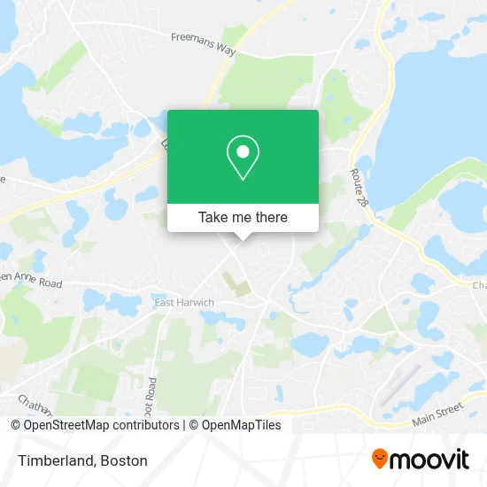 Timberland map