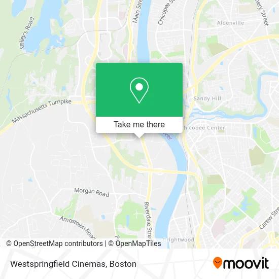 Westspringfield Cinemas map