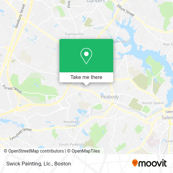 Swick Painting, Llc. map
