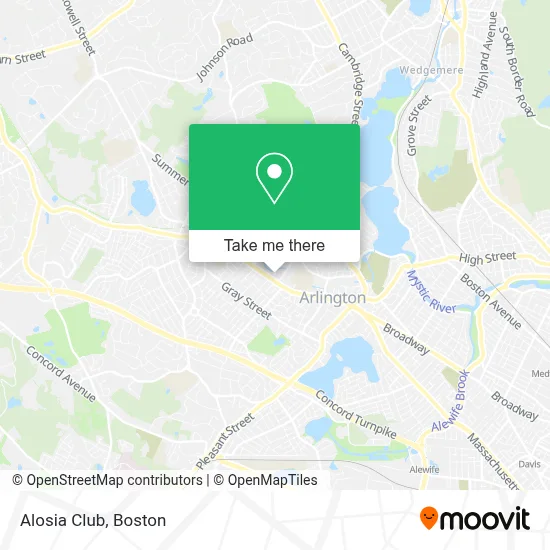 Alosia Club map