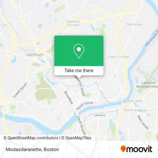 Modasdaranette map