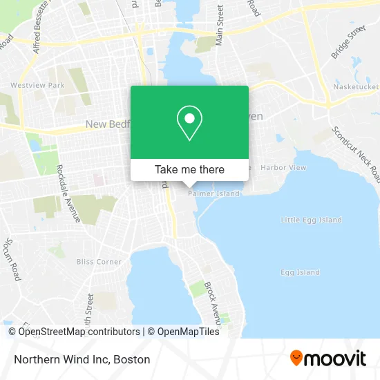 Northern Wind Inc map