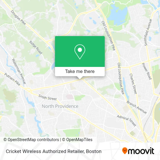 Cricket Wireless Authorized Retailer map