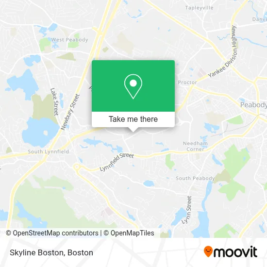 Skyline Boston map