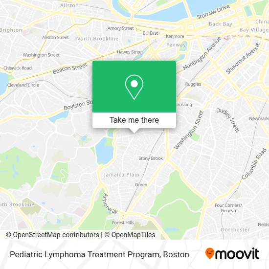 Pediatric Lymphoma Treatment Program map