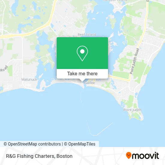 R&G Fishing Charters map