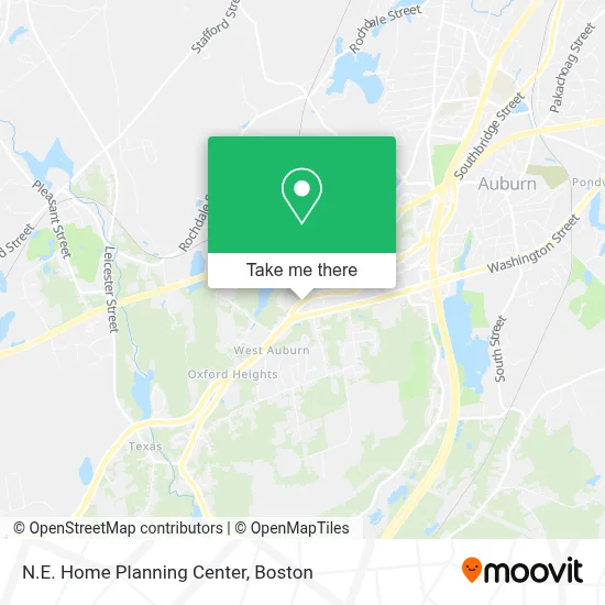 N.E. Home Planning Center map