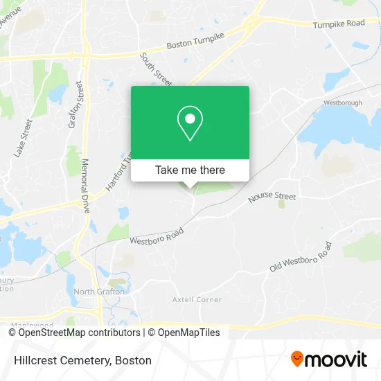 Hillcrest Cemetery map