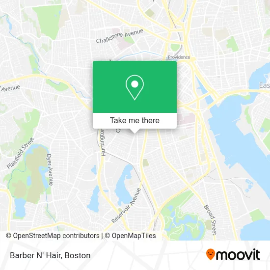 Barber N' Hair map