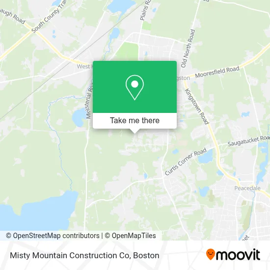 Misty Mountain Construction Co map