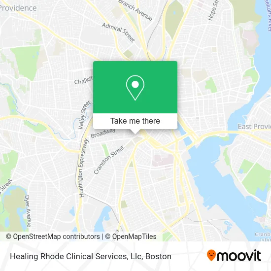 Healing Rhode Clinical Services, Llc map