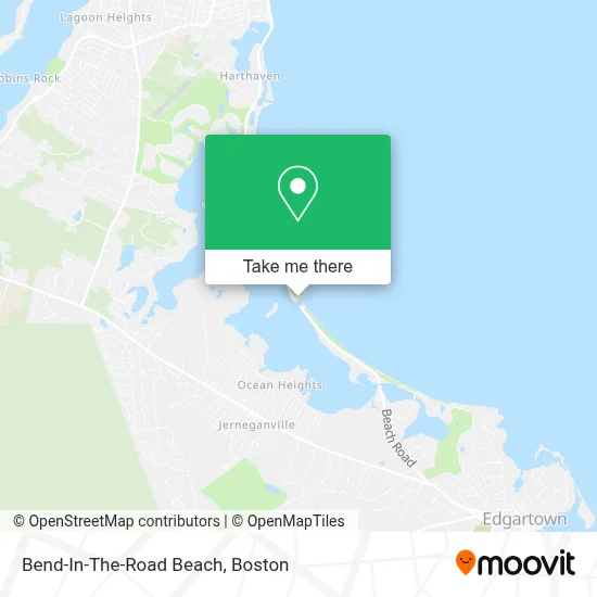 Bend-In-The-Road Beach map