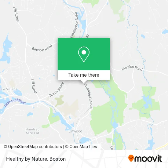 Healthy by Nature map
