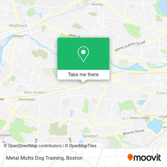 Metal Mutts Dog Training map