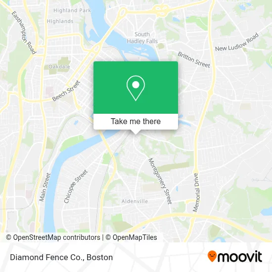 Diamond Fence Co. map