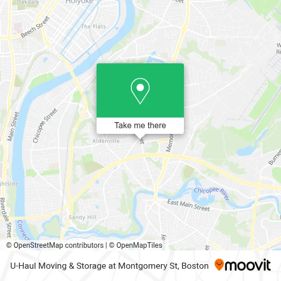 U-Haul Moving & Storage at Montgomery St map