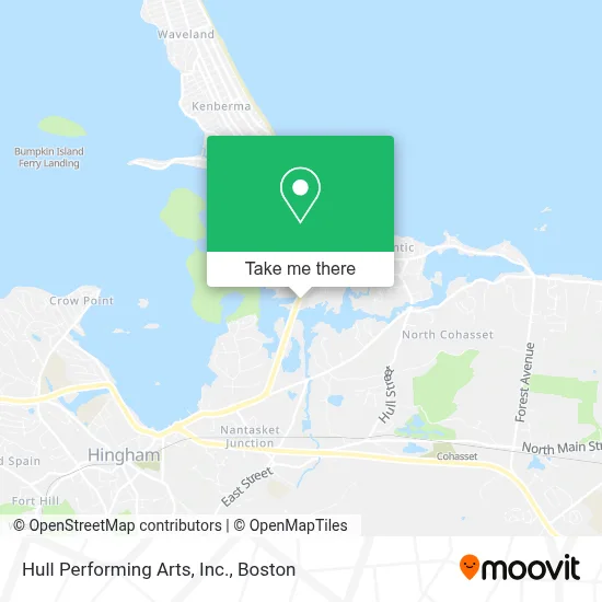 Hull Performing Arts, Inc. map