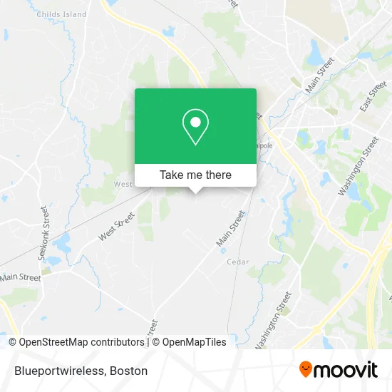 Blueportwireless map