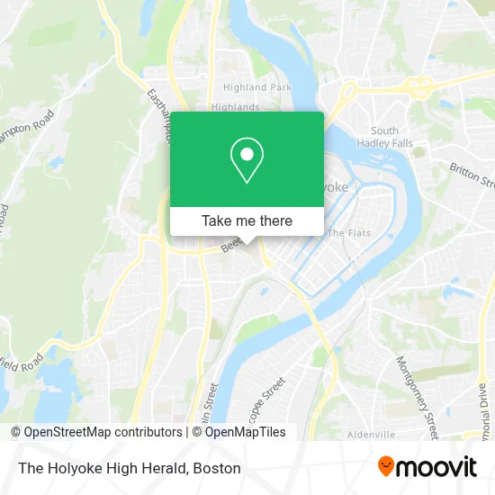 The Holyoke High Herald map