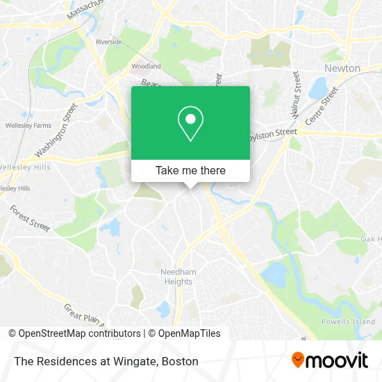 The Residences at Wingate map
