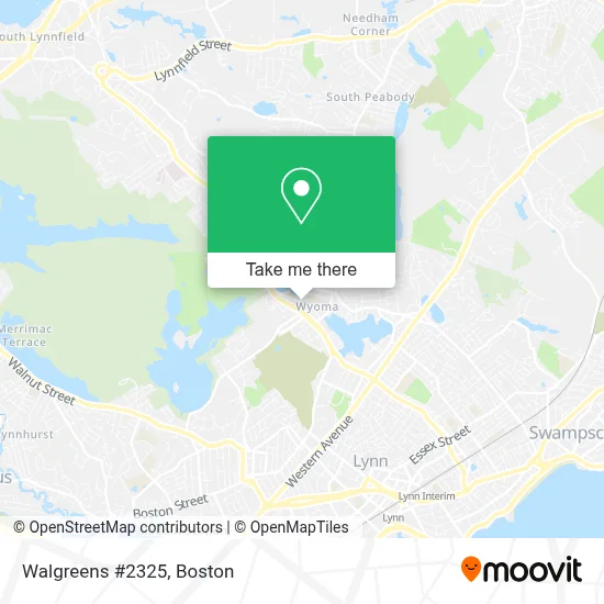 Walgreens #2325 map