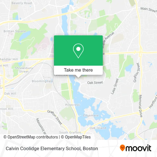 Calvin Coolidge Elementary School map