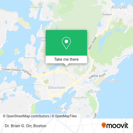 Dr. Brian G. Orr map
