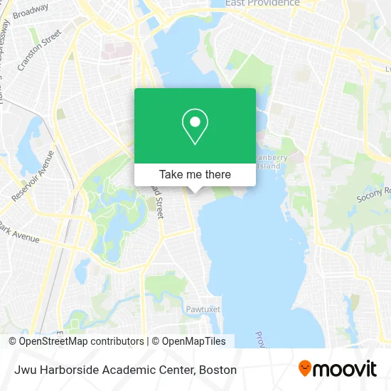 Jwu Harborside Academic Center map