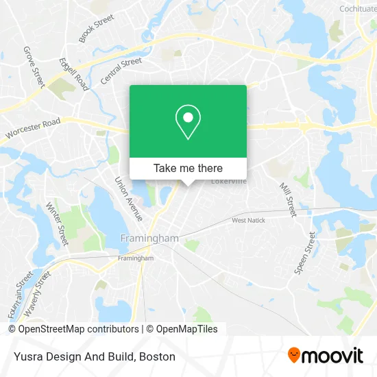 Yusra Design And Build map