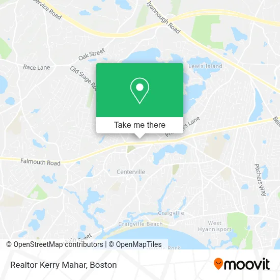 Realtor Kerry Mahar map
