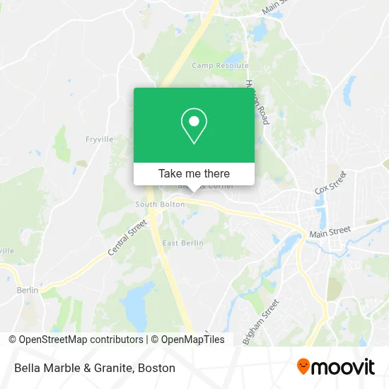 Bella Marble & Granite map