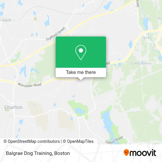 Balgrae Dog Training map