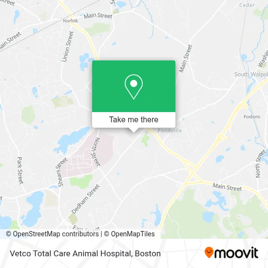 Vetco Total Care Animal Hospital map