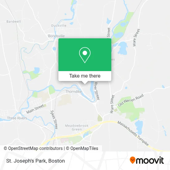 St. Joseph's Park map