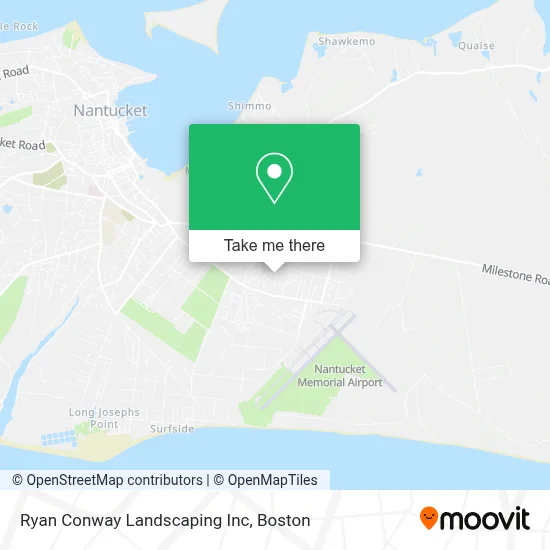 Ryan Conway Landscaping Inc map
