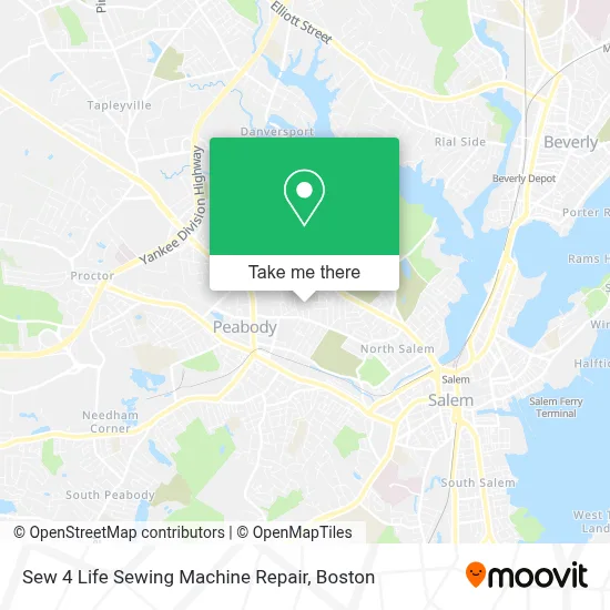 Sew 4 Life Sewing Machine Repair map