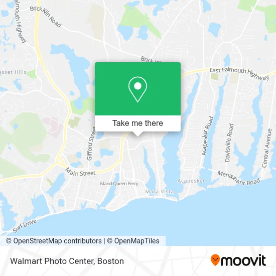 Walmart Photo Center map