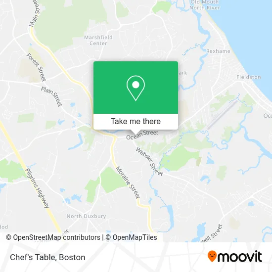 Chef's Table map
