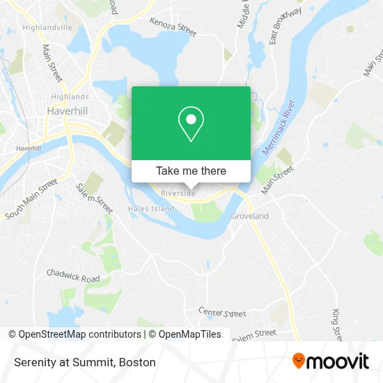 Serenity at Summit map