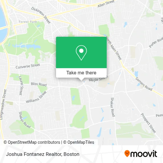 Joshua Fontanez Realtor map