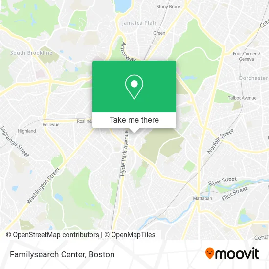 Familysearch Center map