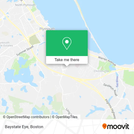 Baystate Eye map