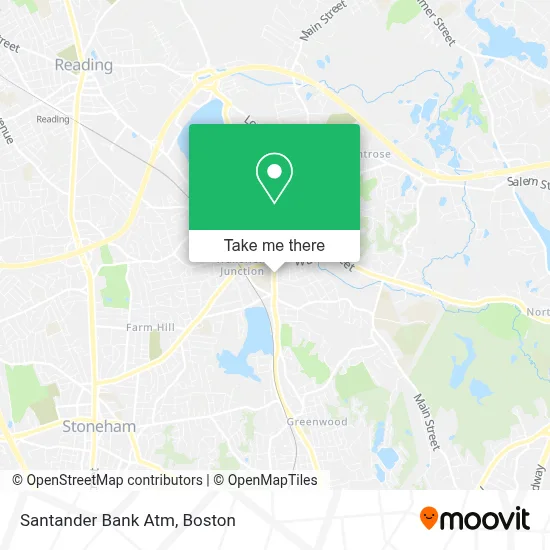 Santander Bank Atm map