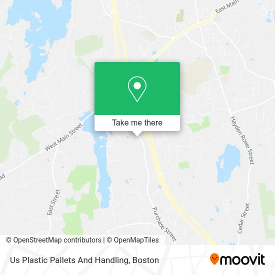 Us Plastic Pallets And Handling map