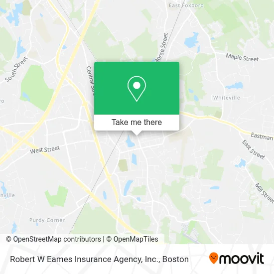 Robert W Eames Insurance Agency, Inc. map