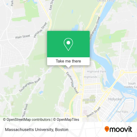 Massachusetts University map