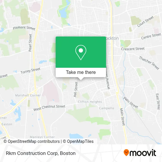 Rkm Construction Corp map