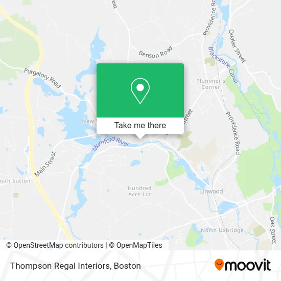 Thompson Regal Interiors map