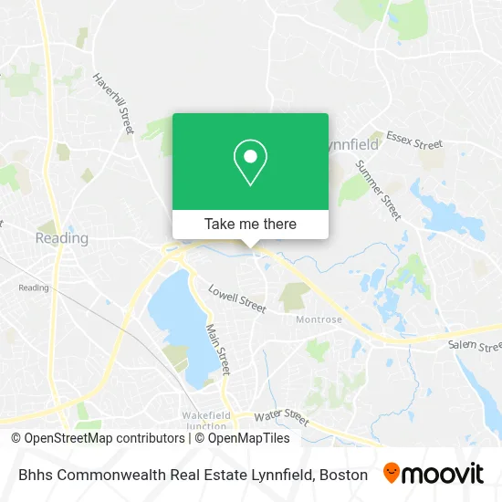 Bhhs Commonwealth Real Estate Lynnfield map
